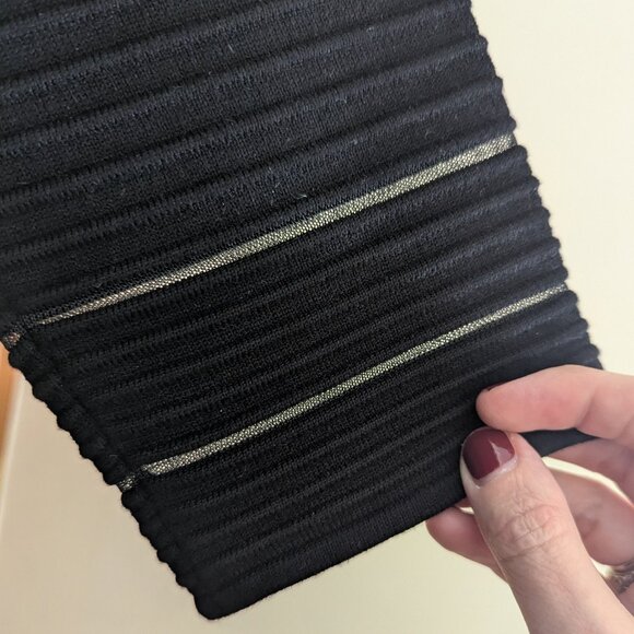 Eliza J Black Dress with 3/4 sleeve Size Large - Picture 10 of 13